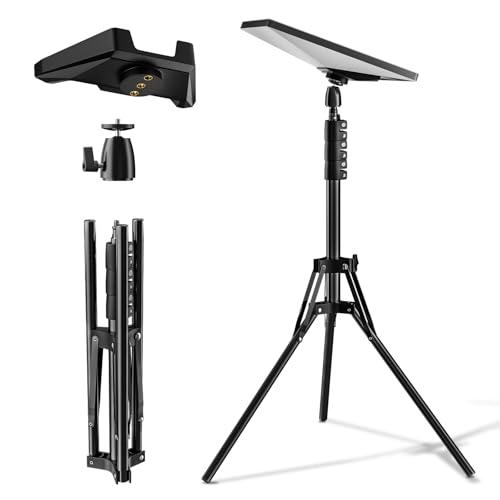 UBeesize Starlink Mini Tripod Mount Adjustable Height and Angle Tripod Mounting kit with Pipe Adapter Compatible with Starlink Mini Satellite for Camping and RV Travel - Image 1