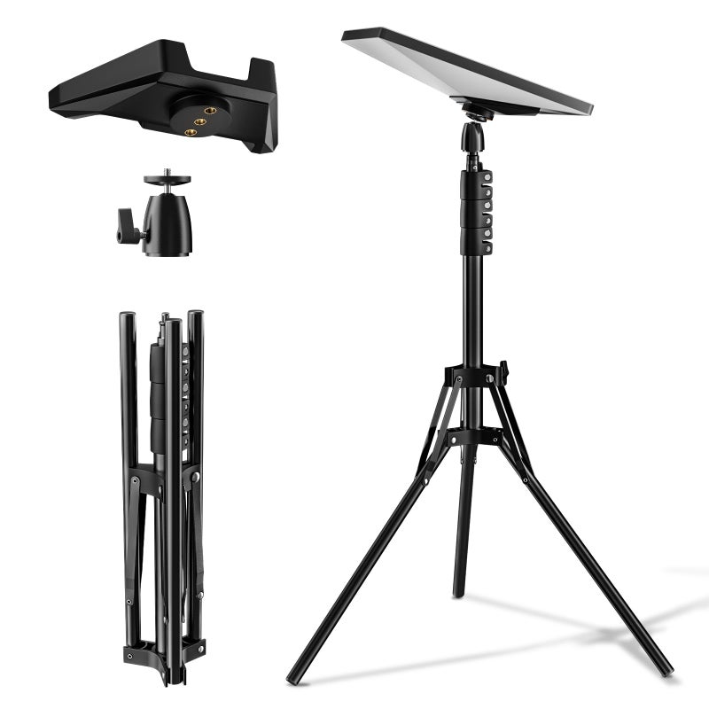 UBeesize Starlink Mini Tripod Mount Adjustable Height and Angle Tripod Mounting kit with Pipe Adapter Compatible with Starlink Mini Satellite for Camping and RV Travel - Image 2
