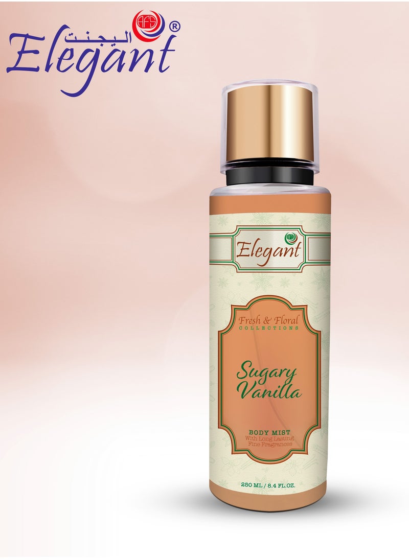 Elegant - إليجانت شوجري فانيليا معطر للجسم 250 مل - Image 1