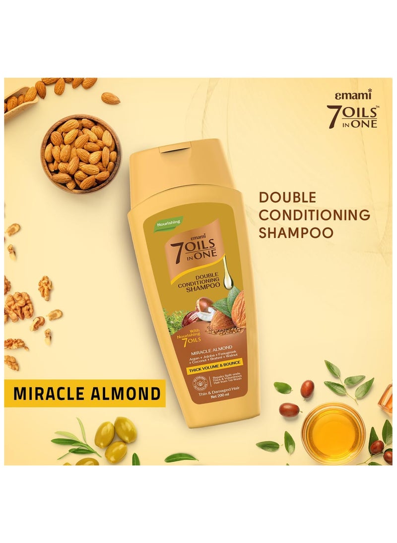 emami Emami Shampoo Miracle Almond Thick Volume & Bounce100 ML  - Image 3