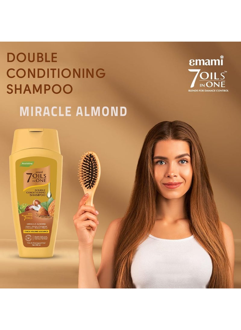 emami Emami Shampoo Miracle Almond Thick Volume & Bounce100 ML  - Image 4
