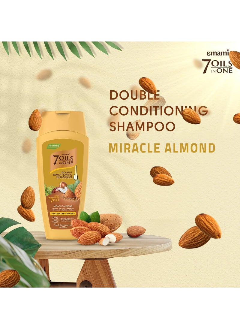 emami Emami Shampoo Miracle Almond Thick Volume & Bounce100 ML  - Image 5