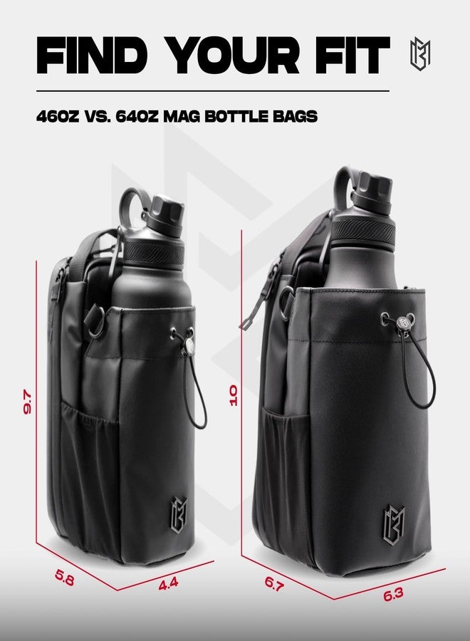 CLOTIX Magnetic Gym Bottle Sling Bag for Men & Women - Portable Water Bottle Holder with Storage, Keeps Items Off Floor, Ideal for Gym, Travel, Sports & Work - Image 3