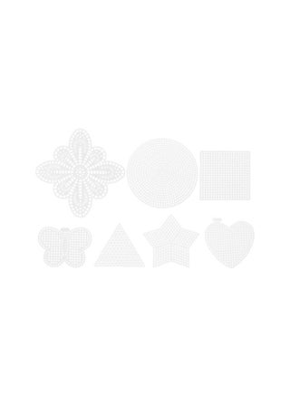 Mesh Plastic Canvas Sheets Kit, 70pcs Butterfly Triangle Star Heart Square Round Shape Plastic Mesh Canvas Sheets 3D Embroidery Cross Stitch Mesh Pieces Needlepoint Blank Canvas - pzsku/ZD2080669BA0B11C1F746Z/45/_/1734609296/bd142899-ea44-4423-8154-dc400fcf49ac