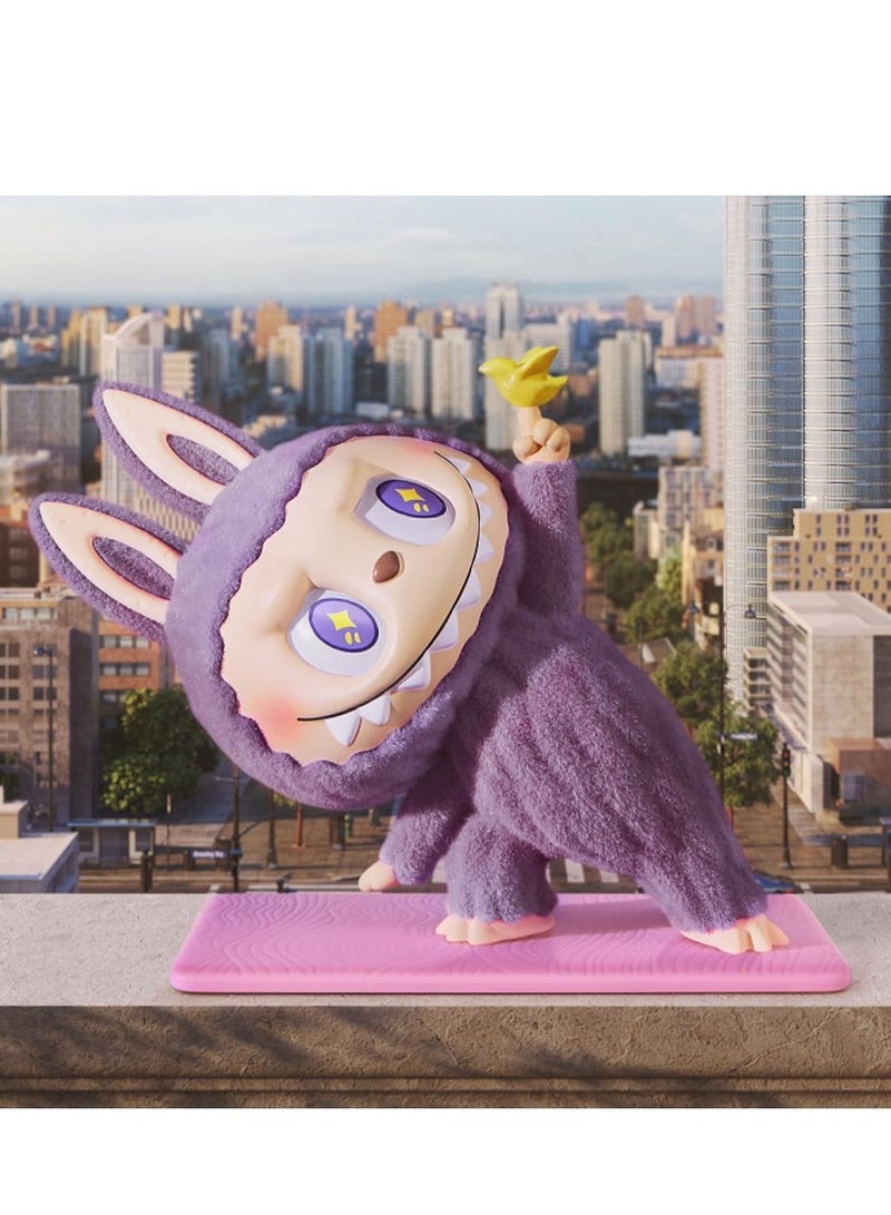 اسم المحتوى ناريلا صندوق العملات المعدنية POPMART The Monsters Lazy Yoga Series - فيجورة واحدة عشوائية، هدية ألعاب أزياء شائعة جداً لجميع المجمعين - Image 4