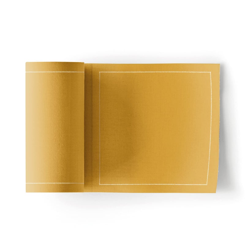Cotton Cocktail Napkin  45 x 45 in  50 units per roll  Curry