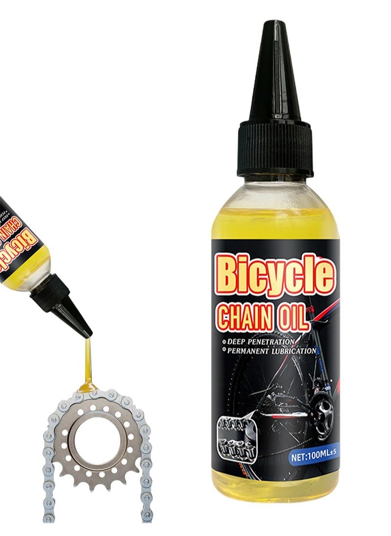 WILLIAM WEIR Bicycle Lubricant, 100ml Door Hinge Lubricant, Sewing Machine Lubricant, Bike Chain Lube for Wheel Bike Gym Sewing Machine Car Locks Door Window  - Image 1
