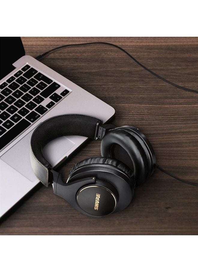 kwmobile Headphone Cable Compatible with Shure SRH440A / SRH840A / SRH440 / SRH840-300cm Cord with 3.5mm (1/8") Jack + 6.35mm (1/4") Jack Adapter  - Image 3