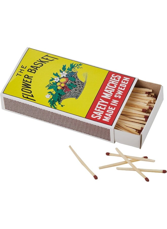 GO2CAMPS GO2CAMPS The Flower Basket Safety Match Box Big (Pack of 10 Pcs) | Flower Basket Safety Match Box Large Size (Pack of 10 Pcs)  - Image 2