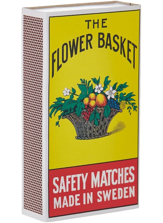 GO2CAMPS GO2CAMPS The Flower Basket Safety Match Box Big (Pack of 10 Pcs) | Flower Basket Safety Match Box Large Size (Pack of 10 Pcs)  - Image 3