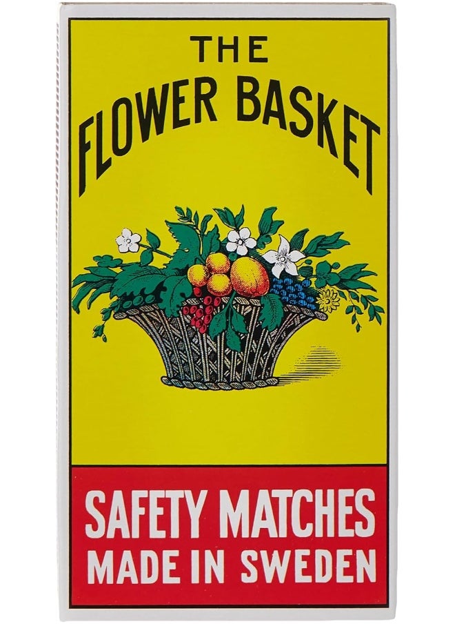 GO2CAMPS GO2CAMPS The Flower Basket Safety Match Box Big (Pack of 10 Pcs) | Flower Basket Safety Match Box Large Size (Pack of 10 Pcs)  - Image 5