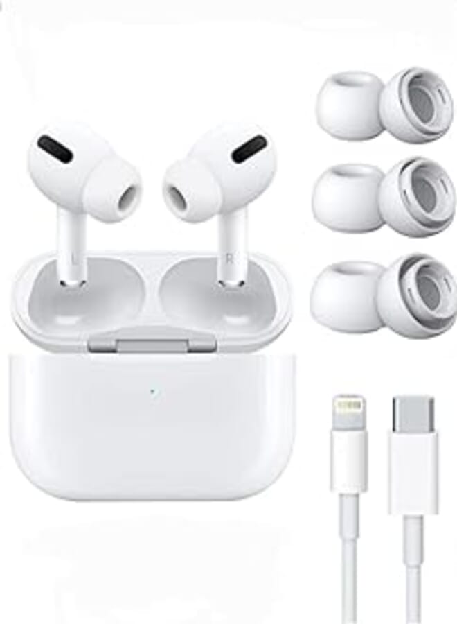 Wireless Earbuds (PRO 2nd generation) Bluetooth for Android/iOS with Touch Control, Noise Canceling, Charging case