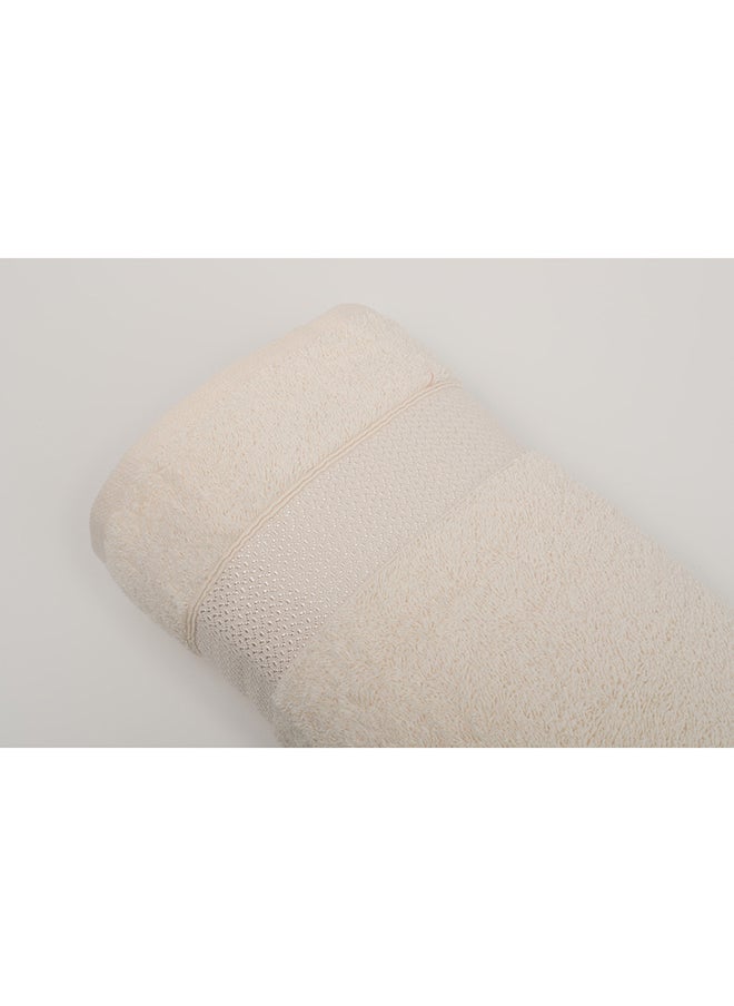 White Rose Towel 4 Piece Bathroom  Set - SERENITY - 550 GSM - 100% Cotton Terry - 2 Bath  70X140 cm & 2 Hand  50x90 cm-Premium Touch-Quick Dry - Super Absorbent-White  - Image 5