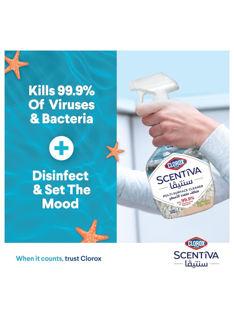 Clorox Scentiva Multi Surface Spray Cleaner Red Sea Breeze Bleach Free 500ml - Image 3