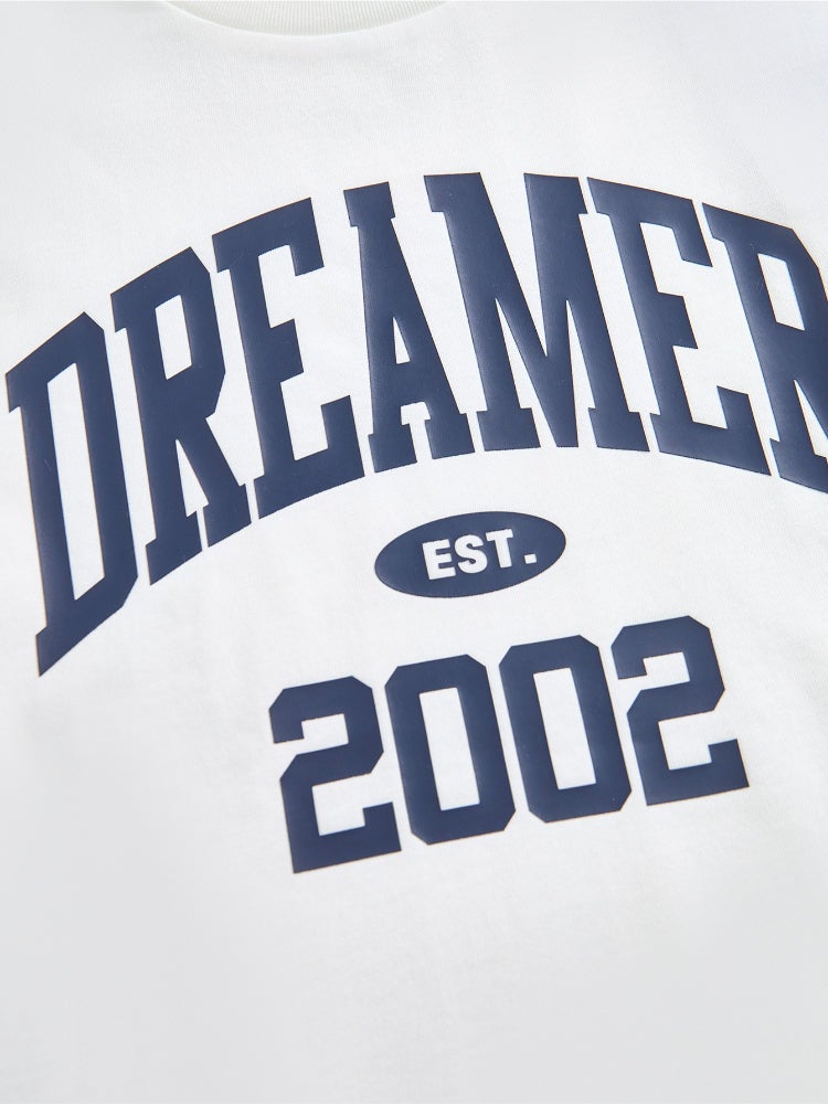 Balabala Unisex Two-Piece Set - Printed T-Shirt And Shorts With Contrast Details - Image 3