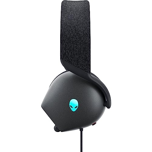 Alienware AW520H Wired Gaming Headset - Dolby Atmos, Unidirectional, AlienFX 16.8 Million RGB Colors, Microphone Mute, Volume On-headset Controls, 40mm Hi-Res Certified - Dark Side of the Moon - Image 3