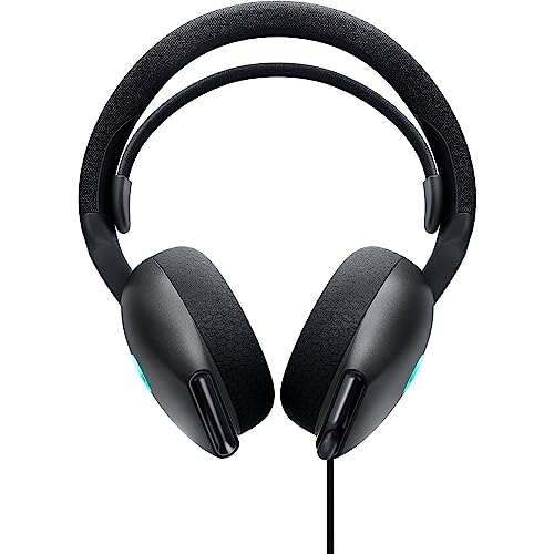 Alienware AW520H Wired Gaming Headset - Dolby Atmos, Unidirectional, AlienFX 16.8 Million RGB Colors, Microphone Mute, Volume On-headset Controls, 40mm Hi-Res Certified - Dark Side of the Moon - Image 2