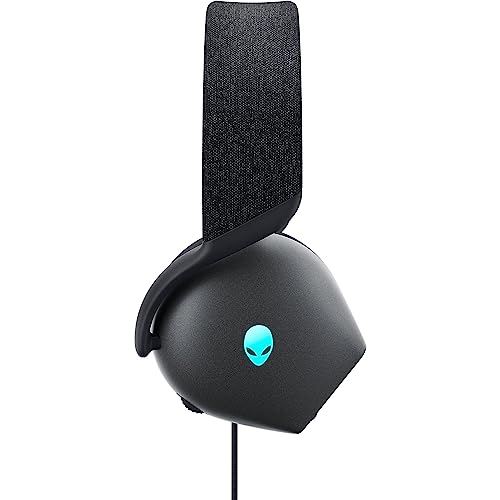 Alienware AW520H Wired Gaming Headset - Dolby Atmos, Unidirectional, AlienFX 16.8 Million RGB Colors, Microphone Mute, Volume On-headset Controls, 40mm Hi-Res Certified - Dark Side of the Moon - Image 5