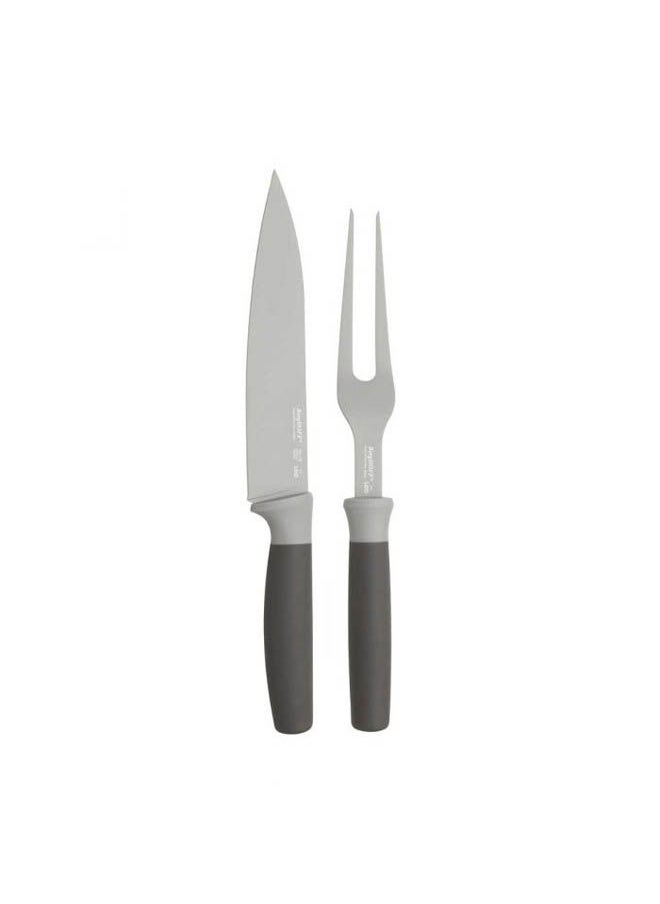 Berghoff مجموعة نحت من 2 قطعة (1xسكين نحت، 1xشوكة نحت) 