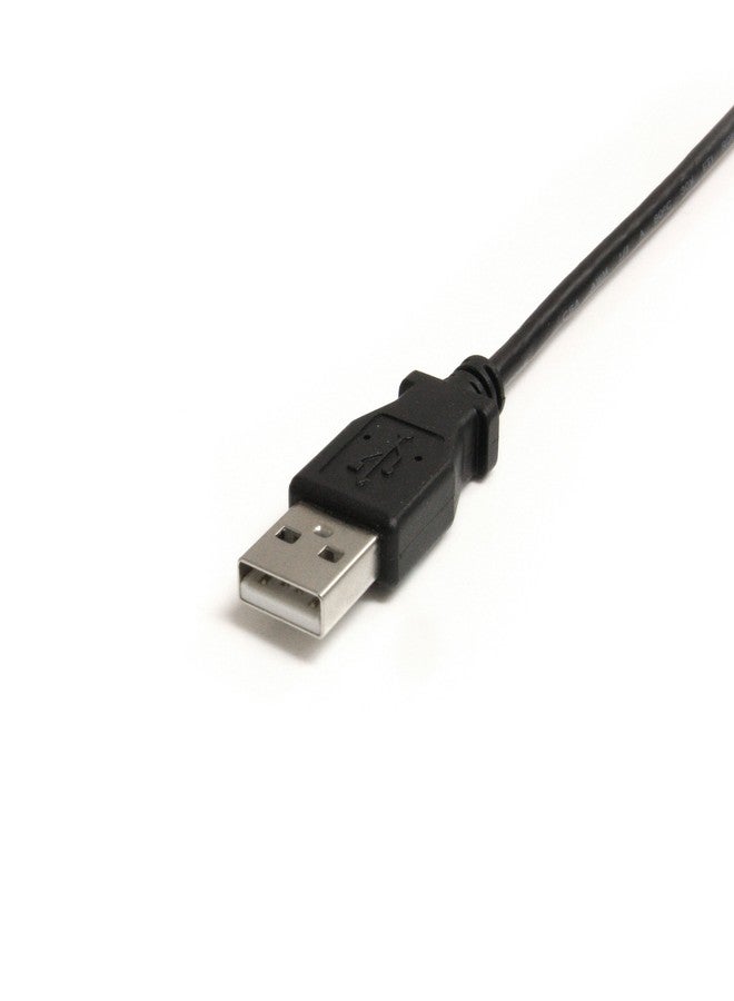 StarTech.com 3 ft. (0.9 m) Right Angle USB to Mini USB Cable - USB 2.0 A to Right Angle Mini B - Black - Mini USB Cable (USB2HABM3RA) - Image 3