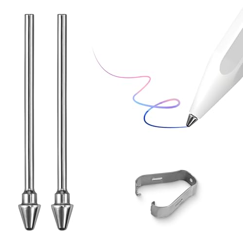 REEYEAR Titanium Alloy Replacement Tips Compatible with Galaxy Tab S11 S11 Ultra 2025 S Pen Exclusive Fit for Latest 2025 S Pen Only Not Compatible with Other Models Durable Precision NibsGray - Image 1
