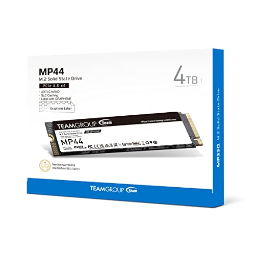 TEAMGROUP MP44 4TB SLC Cache Gen4x4 M.2 2280 PCIe 4.0 with NVMe Laptop, Desktop SSD Solid State Drive R/W Speed up to 7000/6000MB/s TM8FPW004T0C101 - Image 5