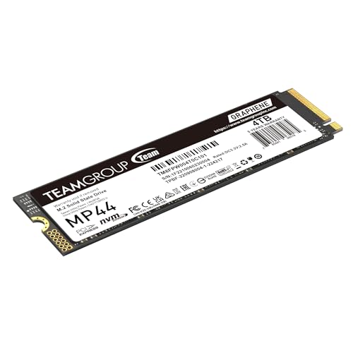 TEAMGROUP MP44 4TB SLC Cache Gen4x4 M.2 2280 PCIe 4.0 with NVMe Laptop, Desktop SSD Solid State Drive R/W Speed up to 7000/6000MB/s TM8FPW004T0C101 - Image 2