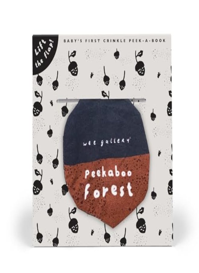 WEE GALLERY CLOTH PEEKABOO FOREST 