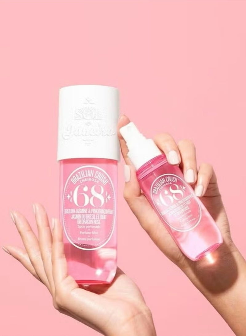 Sol de Janeiro Brazilian Crush Cheirosa 68 Beija Flor Perfume Mist – 90ml | Floral & Fruity Fragrance with Passionfruit, Pink Jasmine & Amber | Lightweight, Uplifting Scent for Women & Men - Image 3