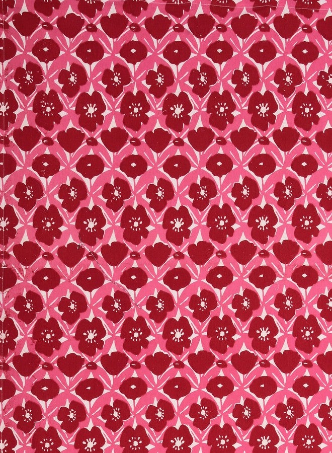 BLOCKS OF INDIA Cotton Hand Block Print Rectangular Table Cloth for 4 Seater Dining Table (46 Inch X 60 Inch) (Pink Flower) - Image 5