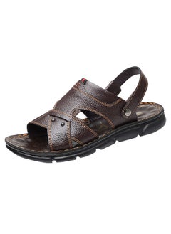 Summer Leather Men'S Dual Purpose Slippers