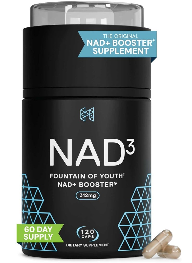 HPN NAD3 NAD+ Booster 120 Capsules 2 Month Supply  - Image 1