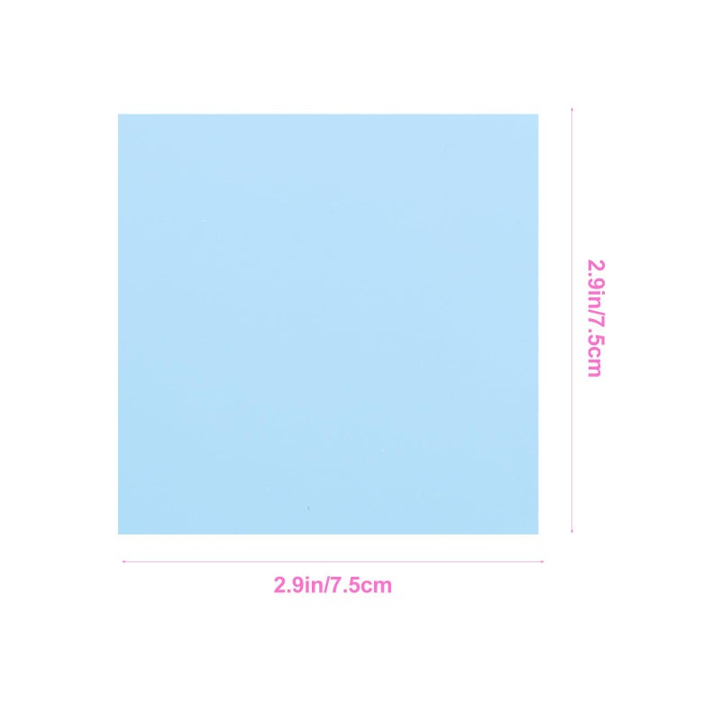 Self Stick Notes 75x75mm 6 Colors 50 Sheets Each Reusable Bright Memo Pads Office School Reminder - Image 3