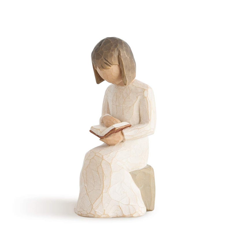 Willow Tree Wisdom, A Lifelong Love of Learning, A Gift for Graduates, Students, Teachers, Caregivers, or to Celebrate Special Accomplishments, Sculpted Hand-Painted Figure - Image 1