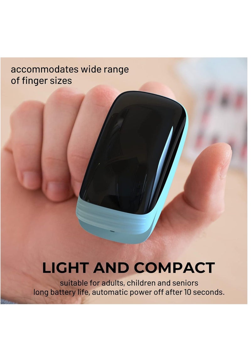 Furtey Fingertip Pulse Oximeter Oxygen Meter Finger Blood Oxygen Saturation with Lanyard Pulse Monitor Rechargeable Spo2 Reading for Home Outdoor Sports  - Image 4
