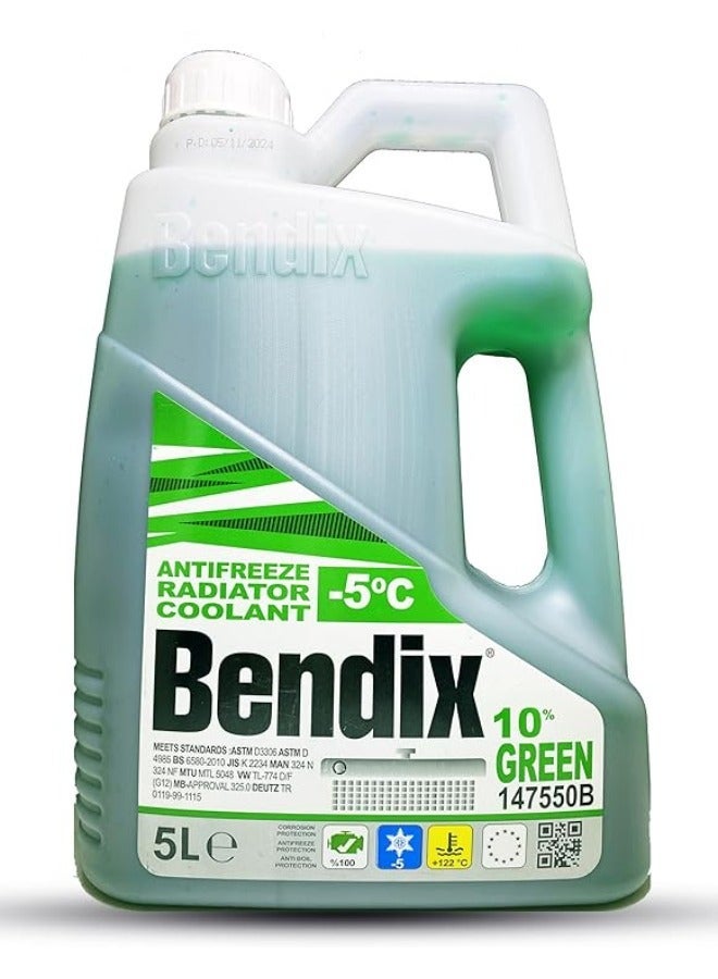 Bendix Concentrated windscreen washer 236 ML & Bendix Anti-Freeze -5   coolant 5 Liter - Green Liquid Coolant  10% ConcentrateBundle - Image 3