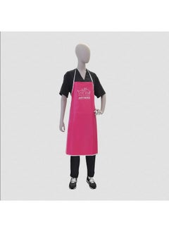 ARTERO Pet Grooming Slam Apron Comfortable Wear With An Adjustable Neck Strap Specifically Made With Keeping Groomers & Bathers In Mind Helps You Keep Clean & Dry While Grooming Dogs - Pink 