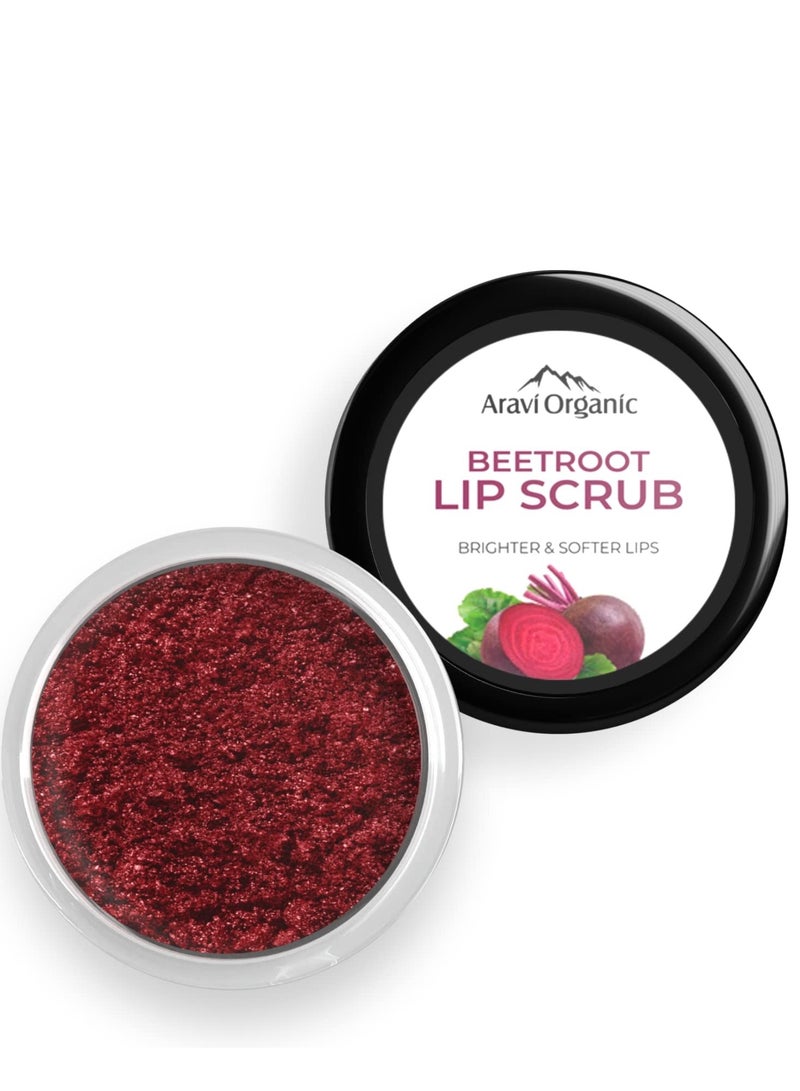 Beetroot Lip Scrub With Beetroots, Shea er  Cocoa er - For Dark,Chapped  mented Lips - For Brightening Dark Lips - For Men and Women - 15 gm - Image 1