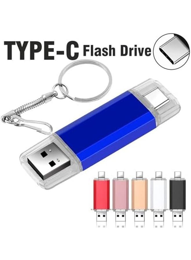 Type C 2 in 1 OTG USB Flash Drive Pen Drive 4GB Yellow - Image 3