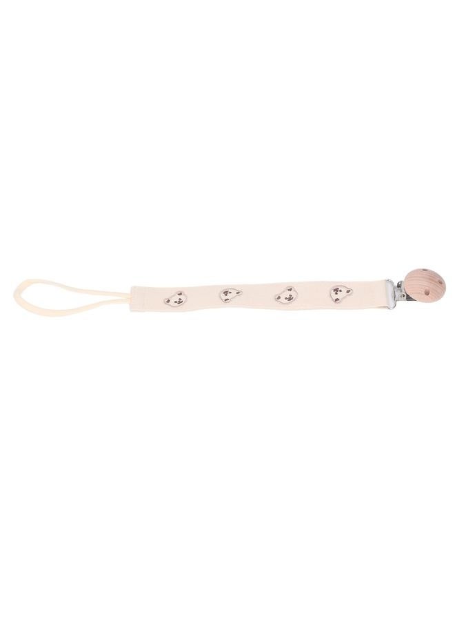 Pacifier Clip Cloth Baby Teething Toy Teether Chewing Holder Strap Easy Carrying for Infant Bear  - Image 4