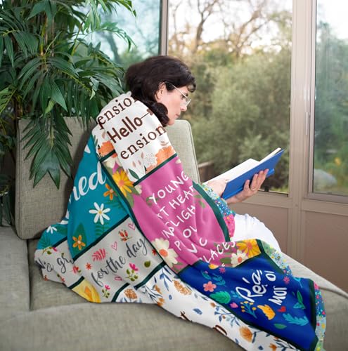 Zolumy Retirement Gift for Woman, Cool Retirement Gifts Women, Retirement Party Decorations, Funny Retired Gifts for Nurse/Teacher/Coworker/Mom, Soft Blanket 60x50in - Image 3