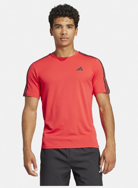 train essentials base 3-stripes training men's t-shirt