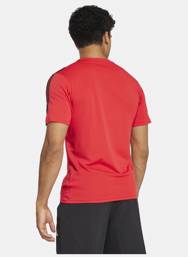 Adidas train essentials base 3-stripes training men's t-shirt  - Image 4