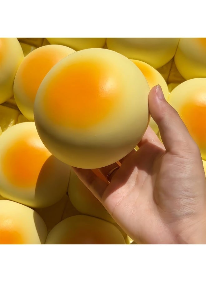 Sticky Bread Slow Rising Squishy, Silky Smooth Realistic Toast Shaped Slow Rise Squishies, Round Bread Squishy Food Squishies for Adults: Stress Relief & Sensory Fidget Toy (1pcs) - Image 2