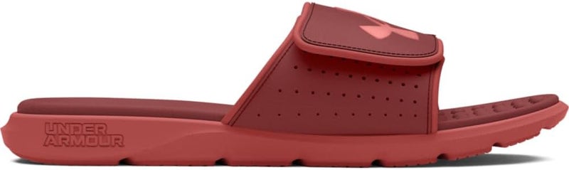 UNDER ARMOUR صندل أندر أرمور للرجال إجنيت برو سلايد - أحمر قرفة/أحمر سيدونا - Image 5