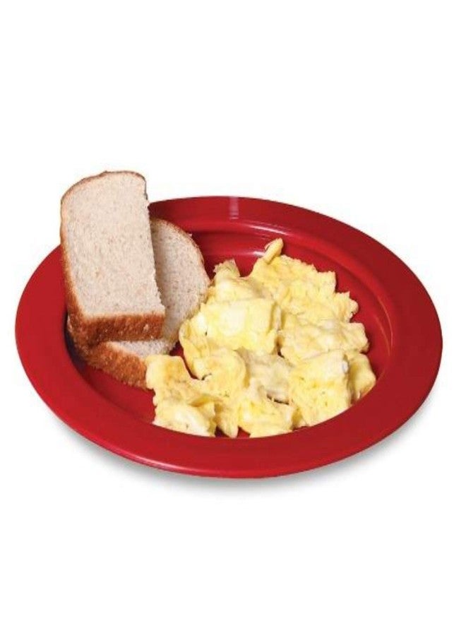 إس بي ابلوير طبق ذو حافة داخلية من SP Ableware، أحمر - Image 3