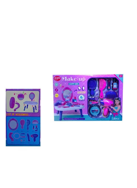 Dressing Table Accessories Toy Set For Girls