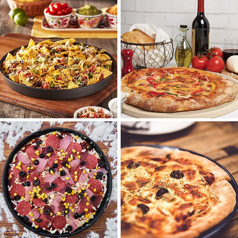 8IN Thickening Type Multi-Function Circle Carbon Steel Non-Stick Coating PIZZA Comal - Image 5
