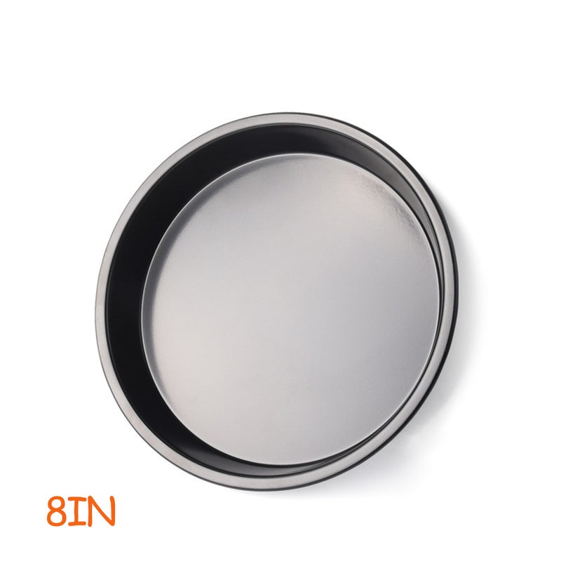 8IN Thickening Type Multi-Function Circle Carbon Steel Non-Stick Coating PIZZA Comal - Image 1