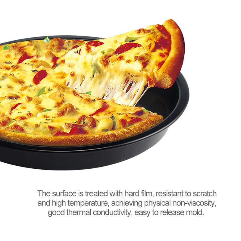 8IN Thickening Type Multi-Function Circle Carbon Steel Non-Stick Coating PIZZA Comal - Image 2